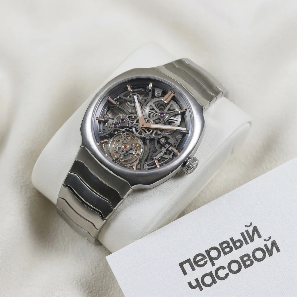 Купить элитные часы H. Moser &amp; Cie Streamliner Streamliner Tourbillon Skeleton 6814-1200: в наличии в Москве!