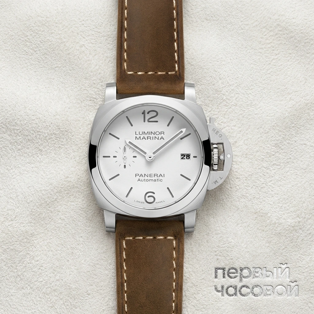 Купить элитные часы Panerai Luminor Quaranta 40Mm White Dial PAM02371: в наличии в Москве!