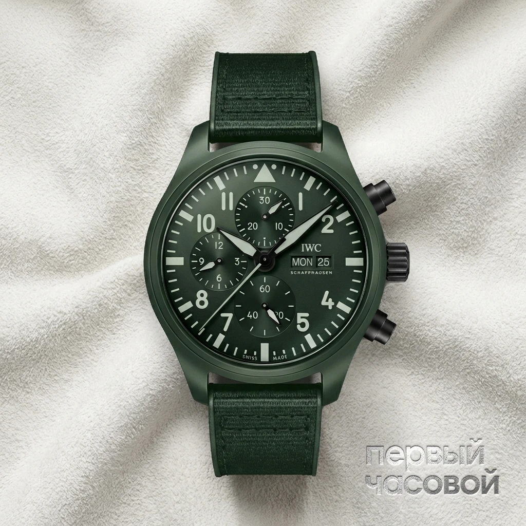 Купить элитные часы Iwc PILOT’S WATCH CHRONOGRAPH TOP GUN EDITION "WOODLAND" IW389106: в наличии в Москве!