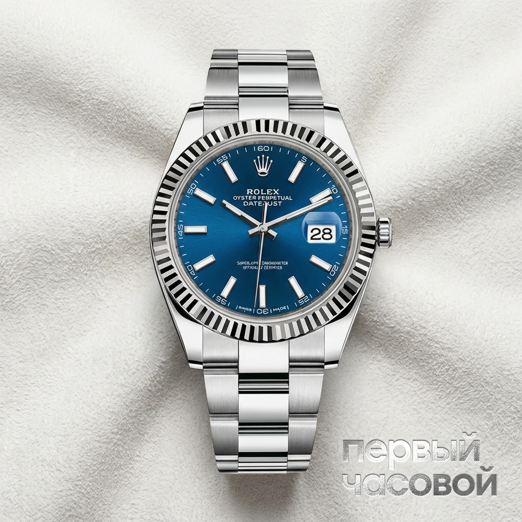 Купить элитные часы Rolex Oyster Perpetual Datejust 41mm Blue Dial 126334: в наличии в Москве!
