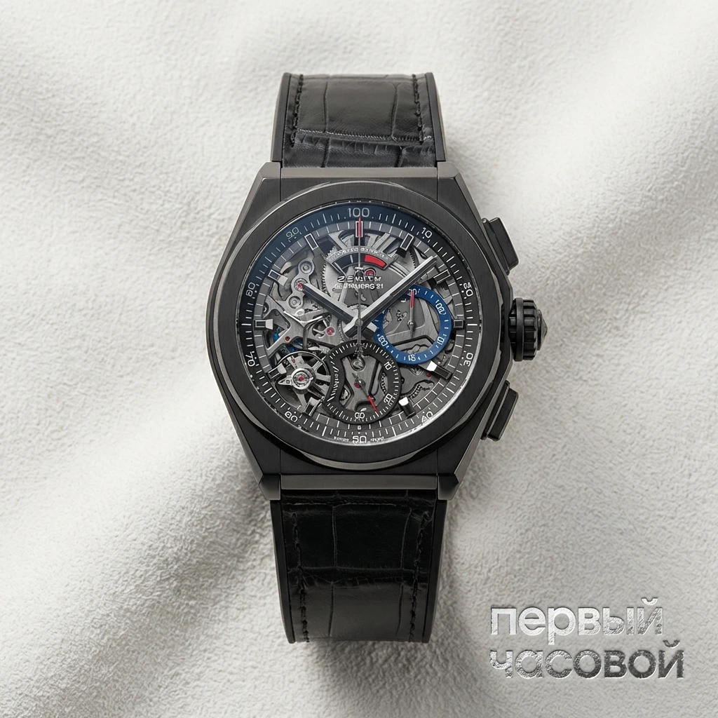 Купить элитные часы Zenith Defy El Primero 21 Black Ceramic  97.9001.9004/81.R946: в наличии в Москве!