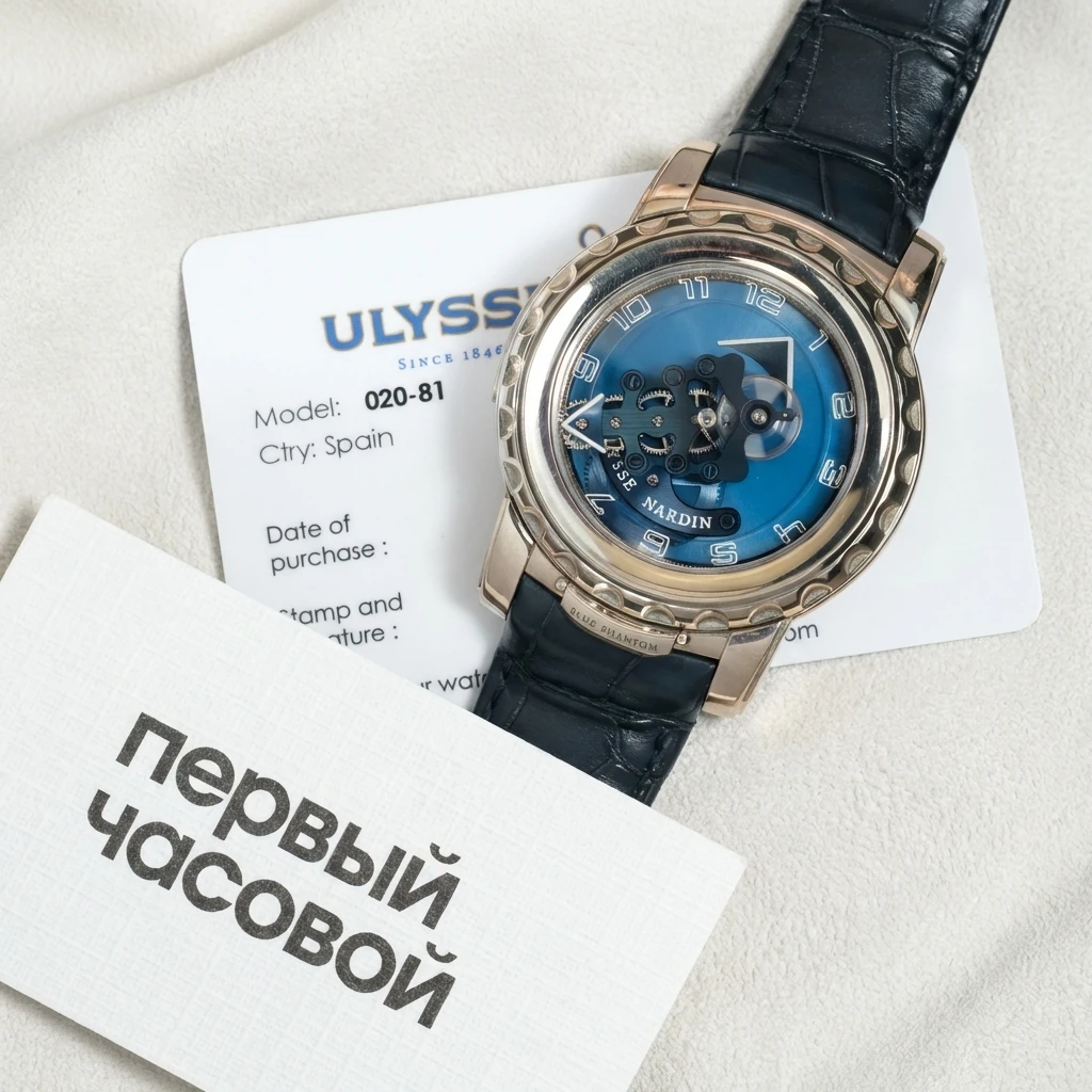 Купить элитные часы Ulysse N Freak Blue Phantom 020-81: в наличии в Москве!