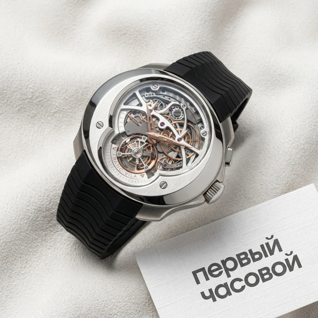 Купить элитные часы Franc Vila Cuatro Tourbillon Dail-Side Column Wheel Monopusher Chronograph FVA №4: в наличии в Москве!