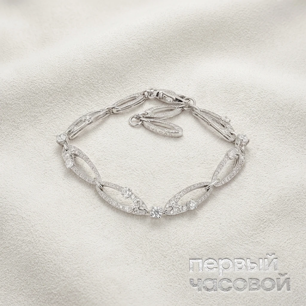 Купить украшение Bvlgari Elisia Diamond White Gold Bracelet : в наличии в Москве!