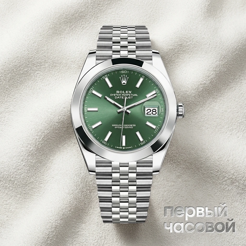 Купить элитные часы Rolex Oyster Perpetual Datejust 41 Mm Mint Green 126300: в наличии в Москве!