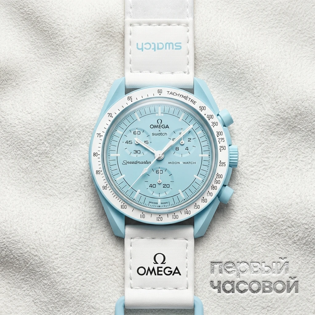 Купить элитные часы Omega X Swatch Bioceramic Moonswatch Mission To Uranus SO33L100: в наличии в Москве!