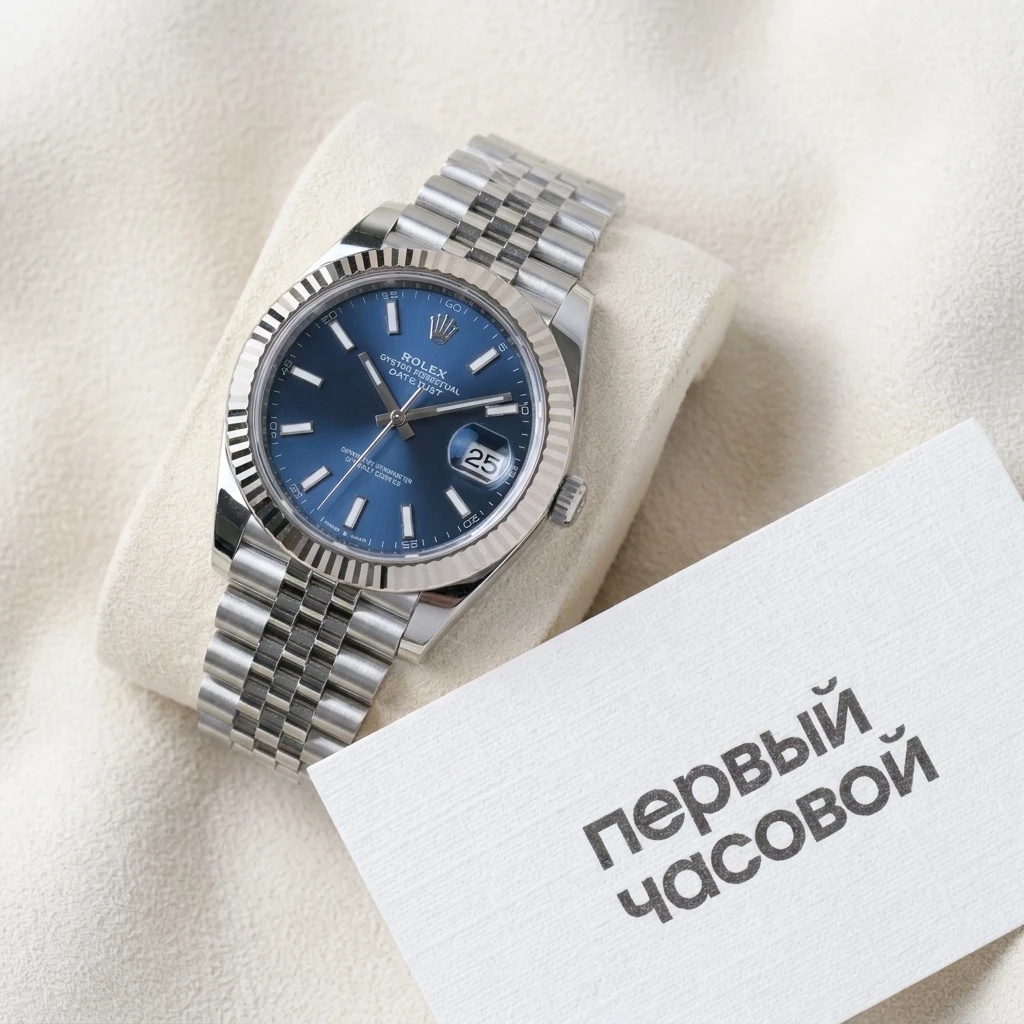 Купить элитные часы Rolex Oyster Perpetual Datejust 41 mm Blue Dial 126334: в наличии в Москве!