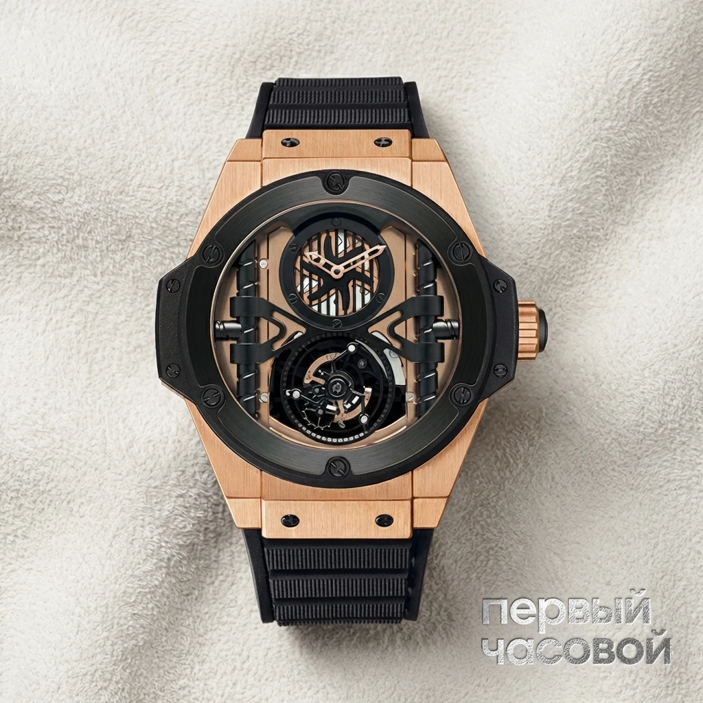Купить элитные часы Hublot King Power 48Mm Manufacture Tourbillon 705.OM.0007.RX: в наличии в Москве!