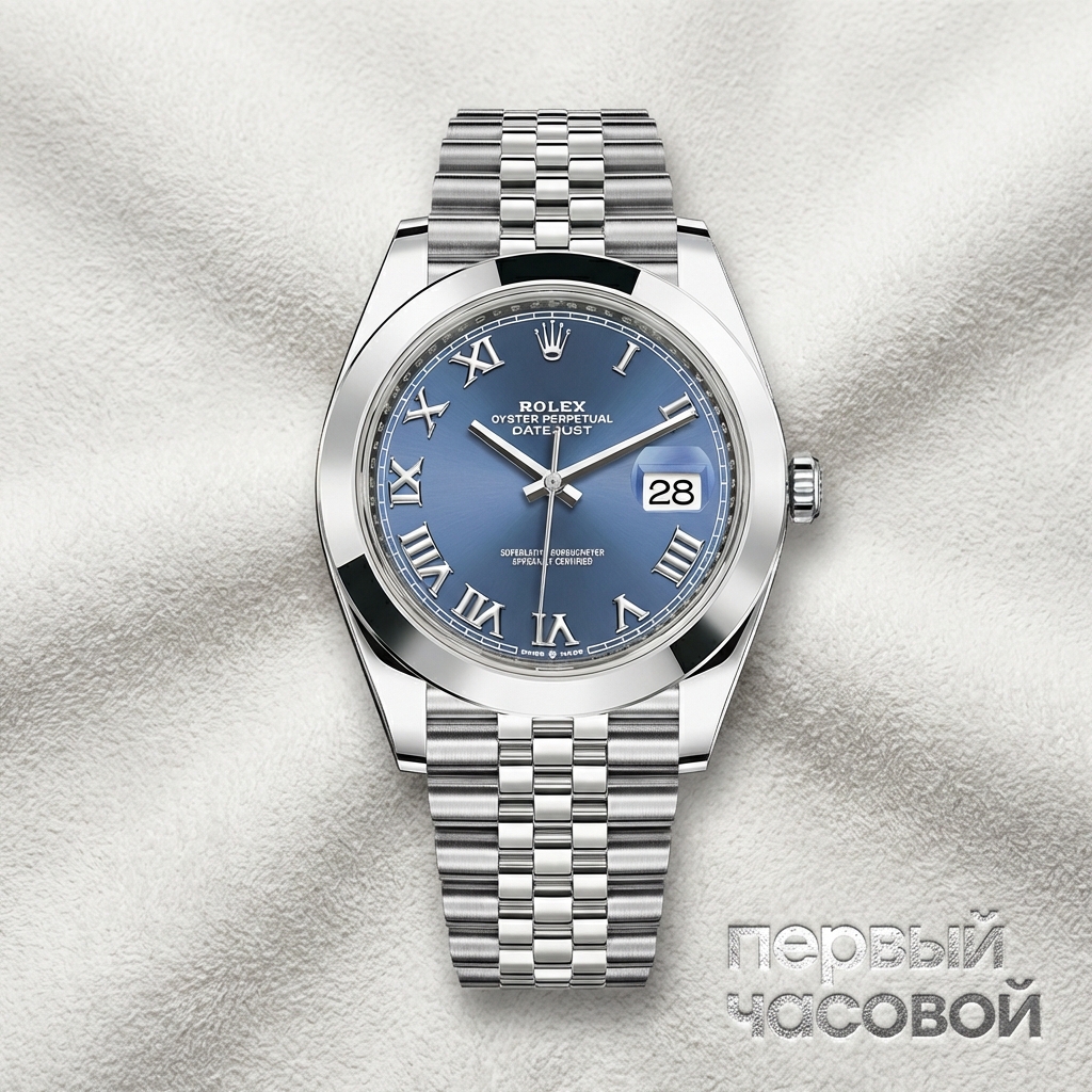 Rolex Datejust 41Mm Blue Azzurro