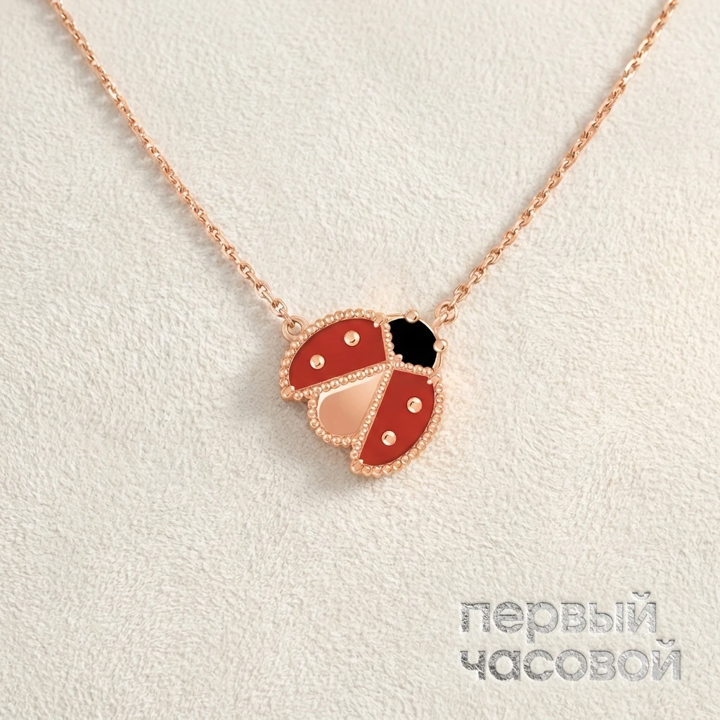 Купить украшение Van Cleef &amp; Arpels Lucky Spring Pendant, Open Wings Ladybug VCARP9X000: в наличии в Москве!