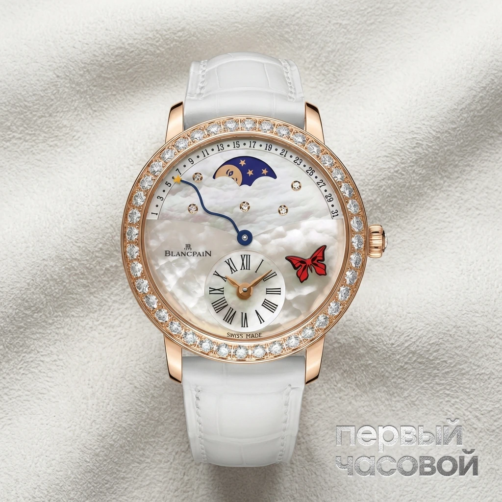 Купить элитные часы Blancpain Women Quantieme Retrograde 3653A 2954 58CB: в наличии в Москве!