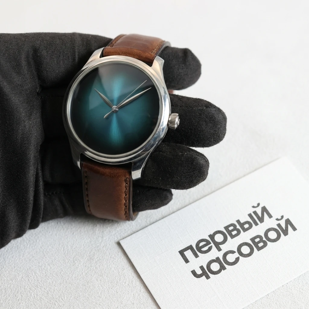 Купить элитные часы H. Moser &amp; Cie Endeavour Centre Seconds White Gold  Blue Lagoon 40mm 1200-0206: в наличии в Москве!