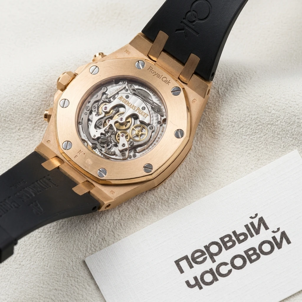 Купить элитные часы Audemars Piguet Royal Oak Chronograph Tourbillon Limited Edition 26047OK.OO.D002CA.01: в наличии в Москве!