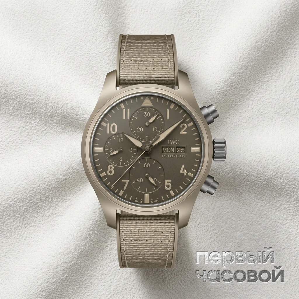 Купить элитные часы Iwc Pilots Watch Chronograph 41 Top Gun Mojave Desert IW389402: в наличии в Москве!