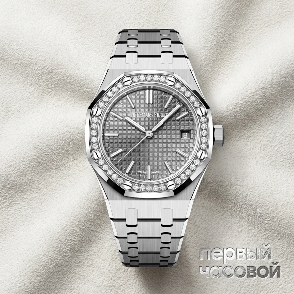 Купить элитные часы Audemars Piguet Royal Oak  37 mm Diamonds 15551ST.ZZ.1356ST.06: в наличии в Москве!