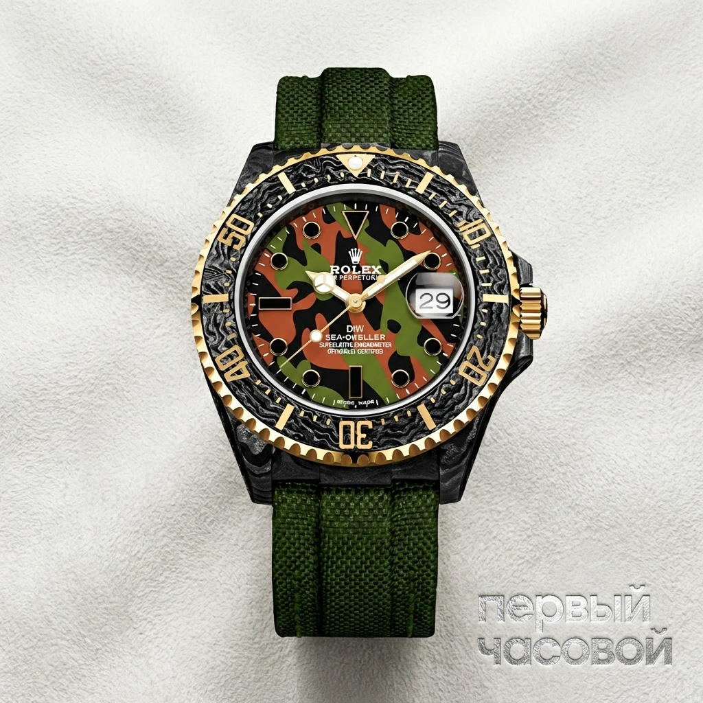 Купить элитные часы DiW Rolex Sea Dweller S-D Military : в наличии в Москве!