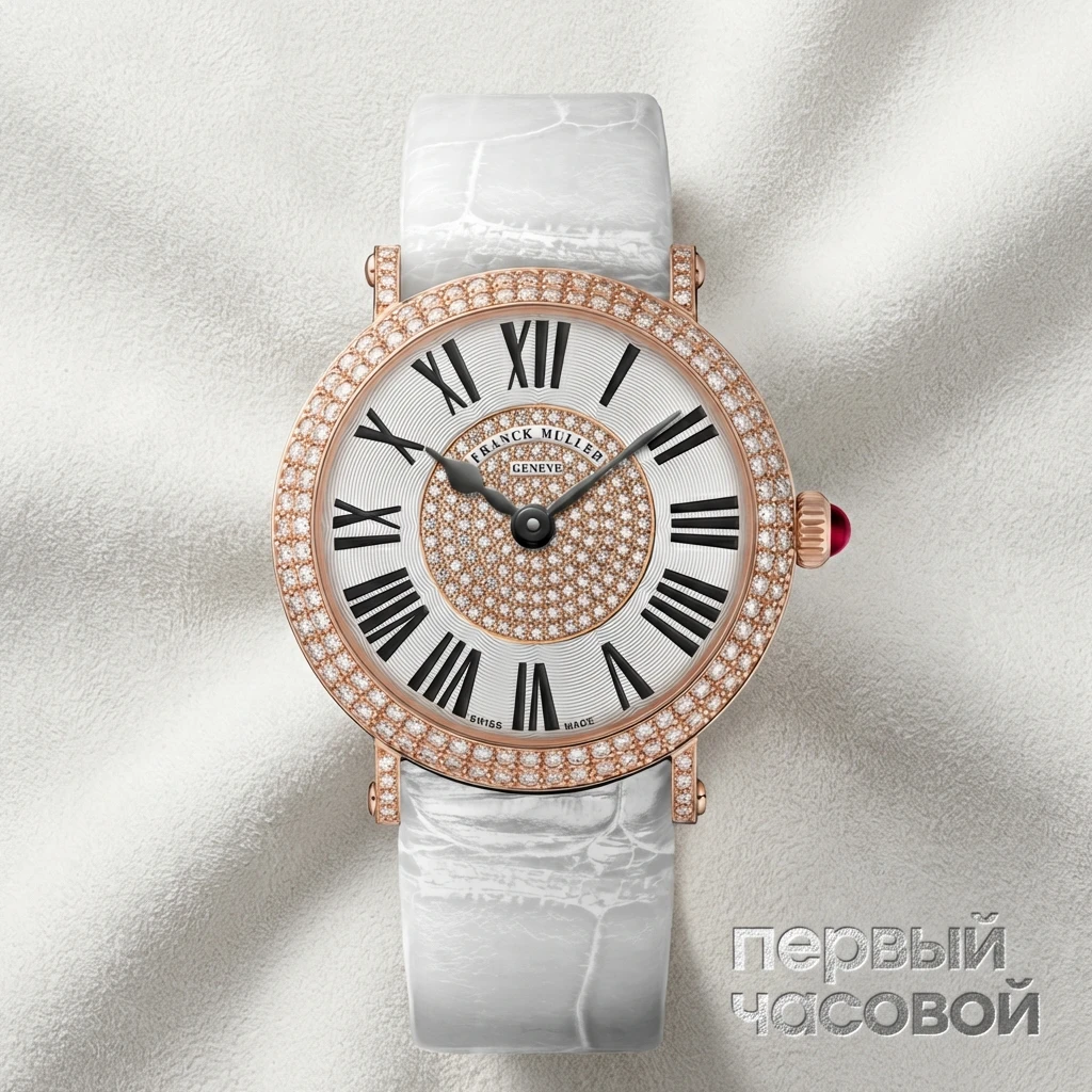 Купить элитные часы Franck Muller Ladies Collection Round Classic 8038 QZ D CD 1P White: в наличии в Москве!