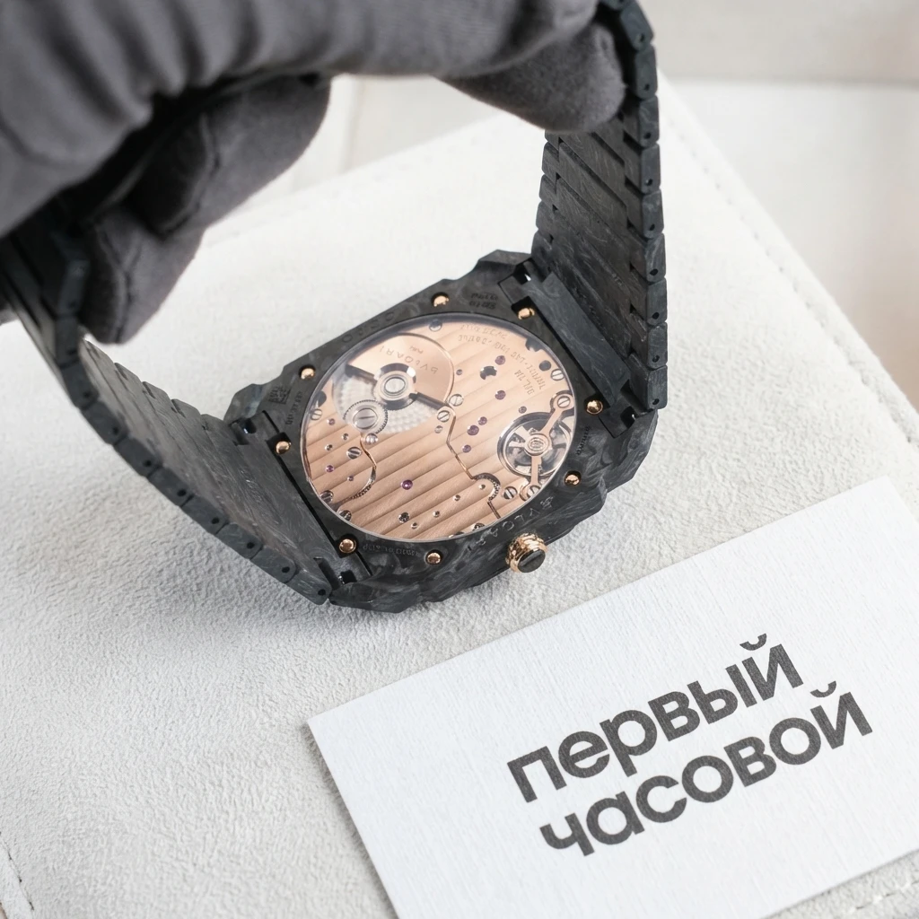 Купить элитные часы Bvlgari Octo Finissimo Carbon Gold Automatic 103779: в наличии в Москве!
