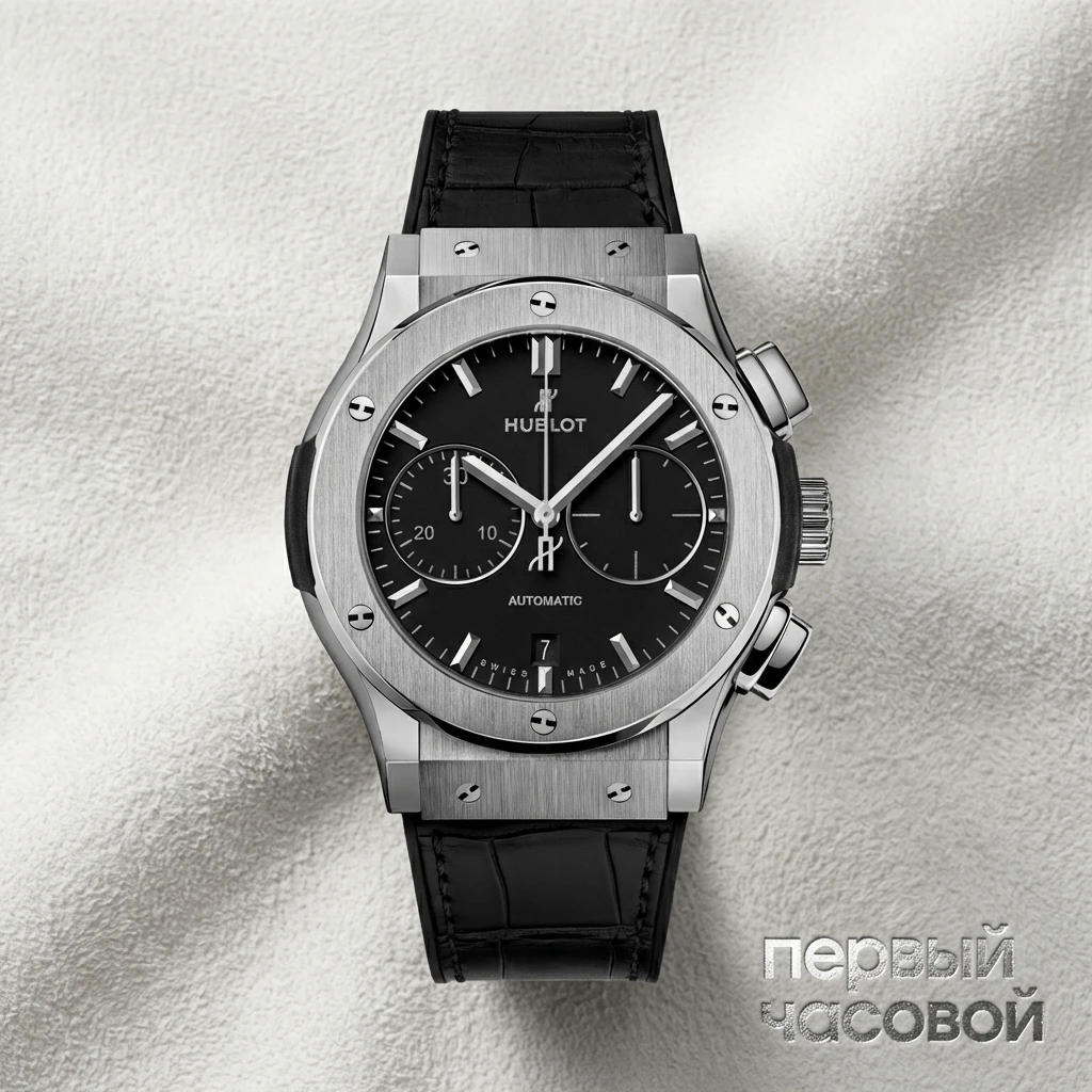 Купить элитные часы Hublot Classic Fusion Chronograph Titanium 45 mm 521.NX.1171.RX: в наличии в Москве!