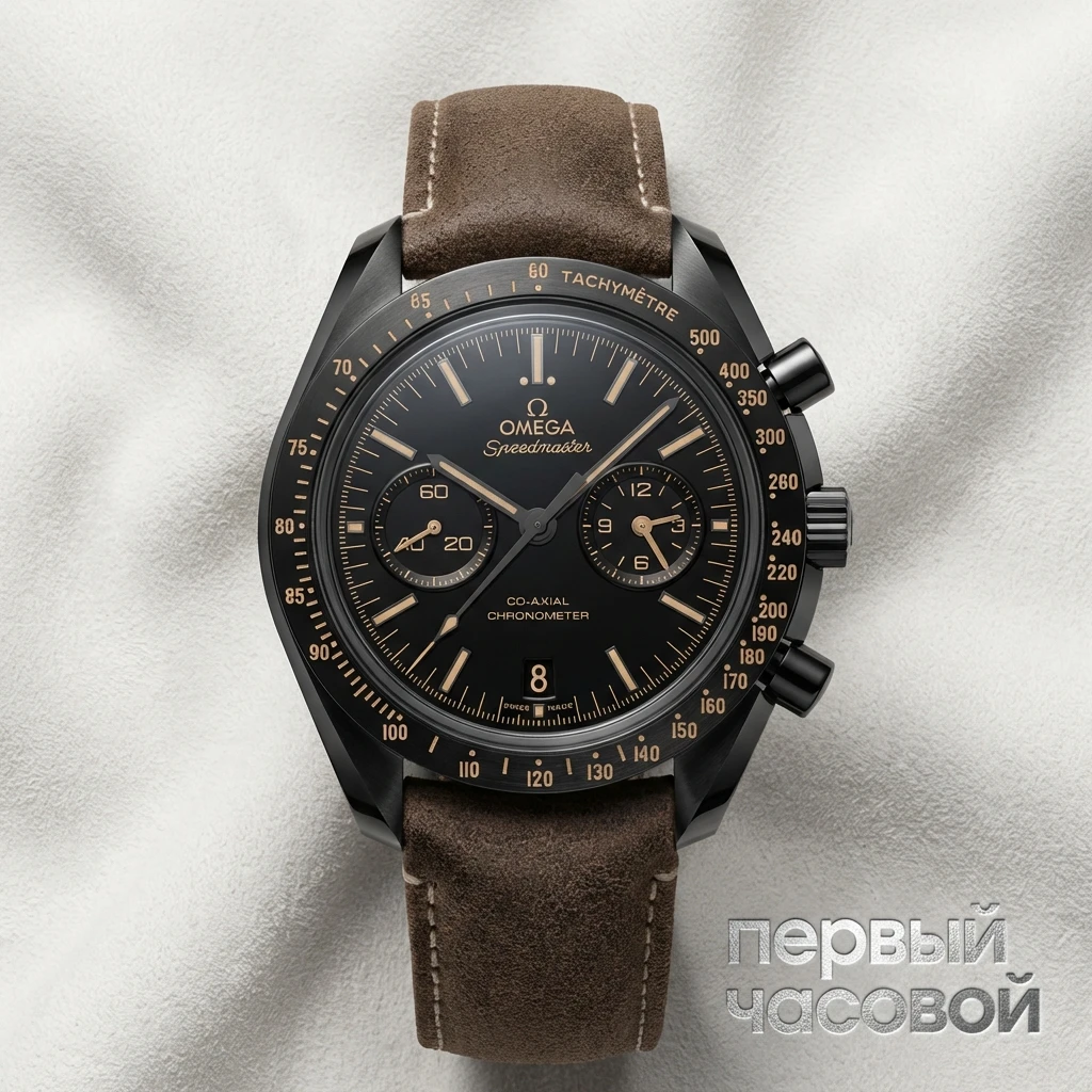 Купить элитные часы Omega Speedmaster Moonwatch  Co-Axial Chronograph 44,25 mm Vintage Black 311.92.44.51.01.006: в наличии в Москве!