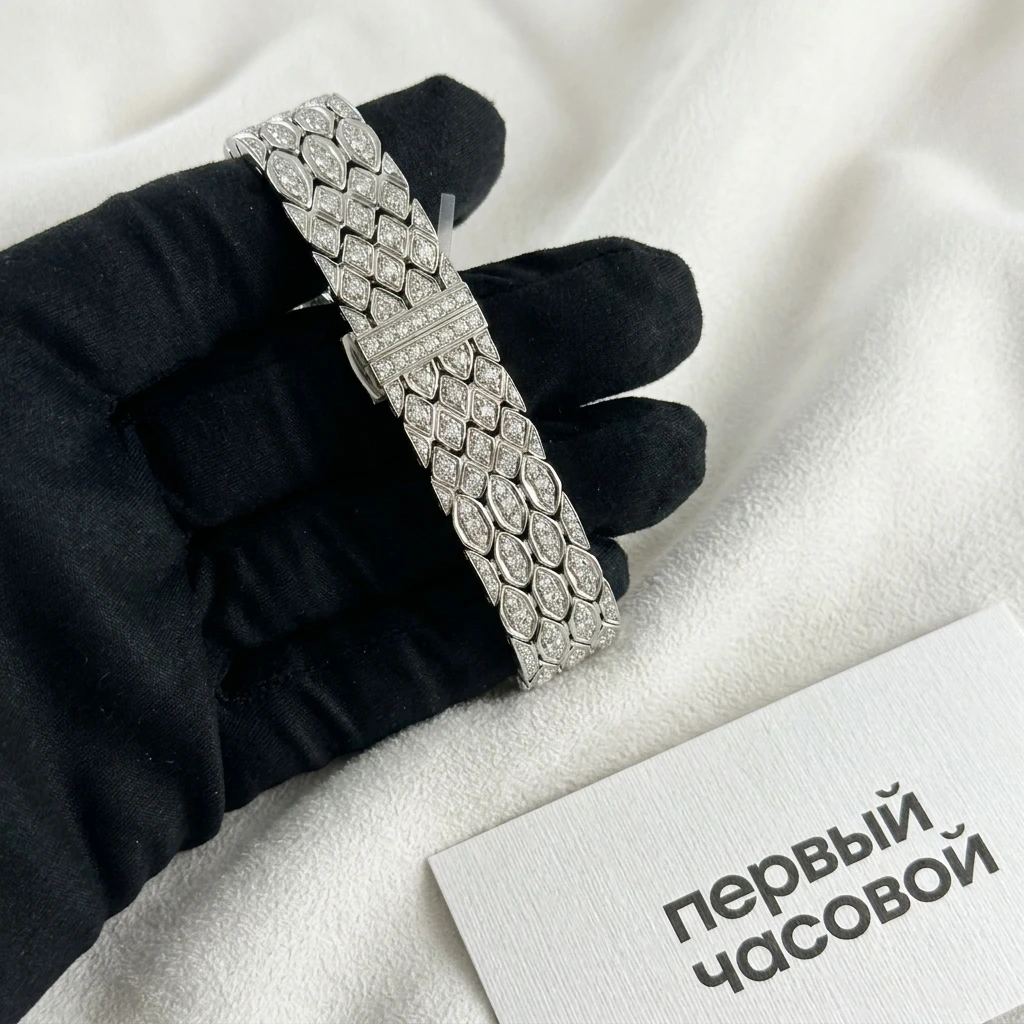 Купить элитные часы Bvlgari Serpenti Seduttori Custom Diamonds 103937 FIX: в наличии в Москве!