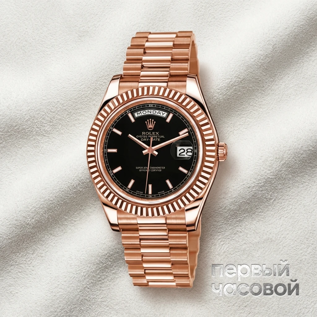 Купить элитные часы Rolex Day Date Rose Gold 41mm 218235: в наличии в Москве!