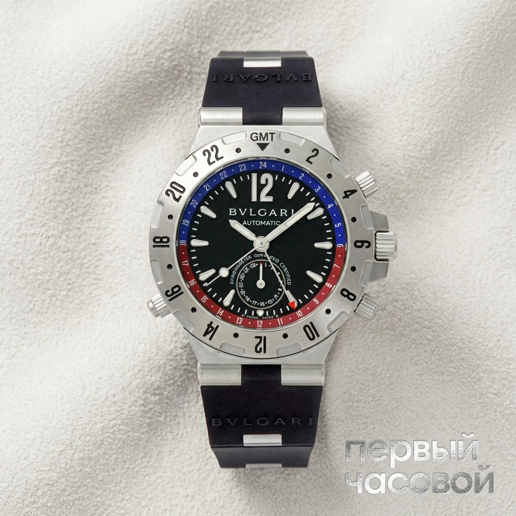 Купить элитные часы Bvlgari Diagono Professional GMT 40SVD: в наличии в Москве!