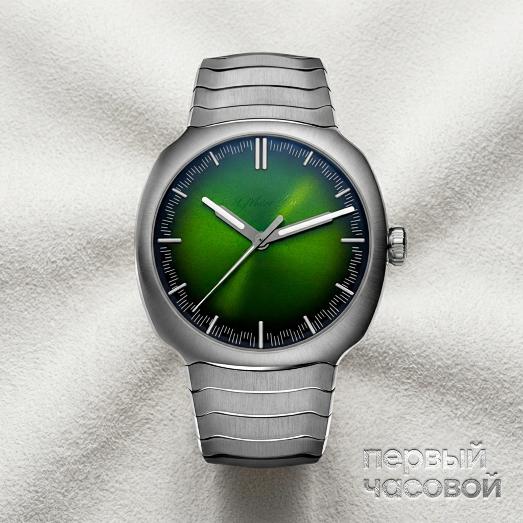 Купить элитные часы H. Moser &amp; Cie Streamliner Centre Seconds Matrix Green 6201-1200: в наличии в Москве!