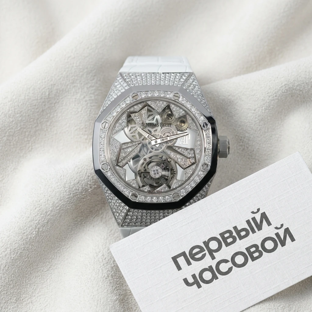 Купить элитные часы Audemars Piguet Royal Oak Concept Ladies Flying Tourbillon 38,5 mm White Gold 26227BC.ZZ.D011CR.01: в наличии в Москве!