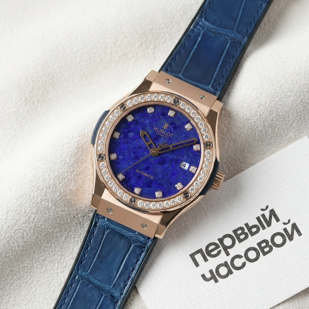 Купить элитные часы Hublot Fusion Lapis Lazuli Dial and Diamonds Limited Edition : в наличии в Москве!