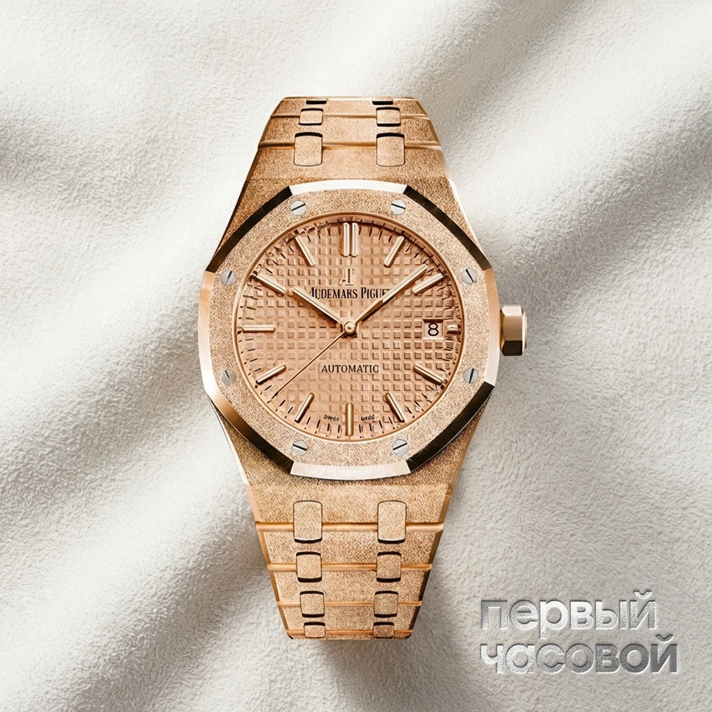 Audemars Piguet Royal Oak Frosted Rose Gold 37Mm 15454OR.GG.1259OR.03
