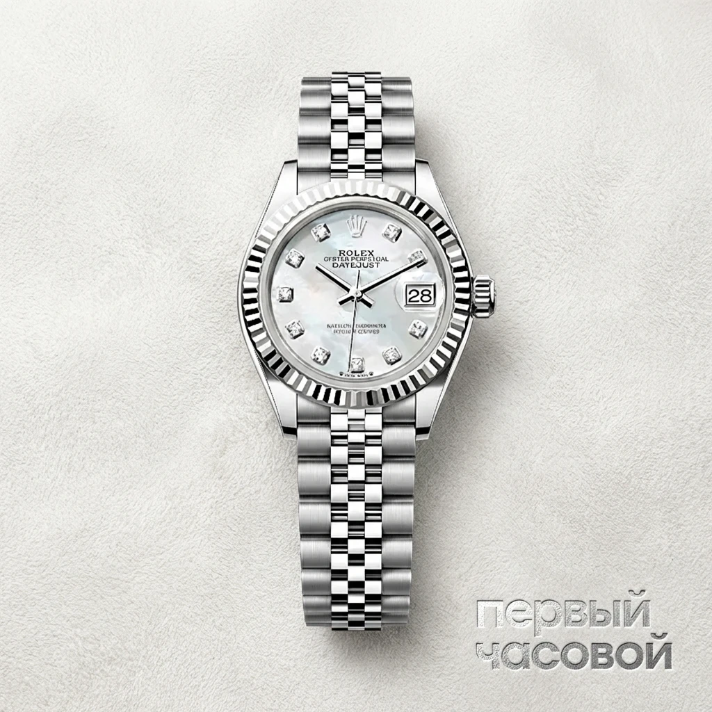Rolex Datejust 28Mm Mop Dial Diamond Index 279174