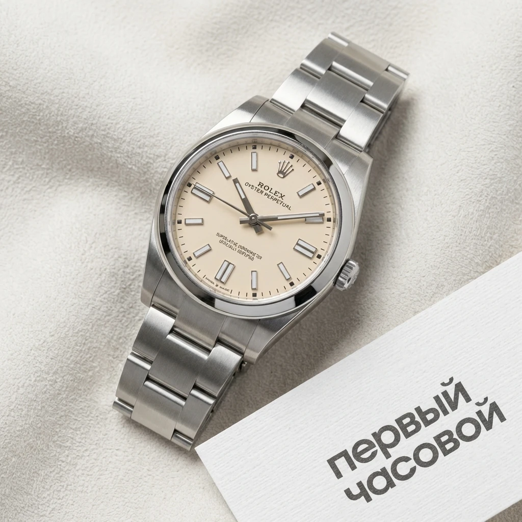Купить элитные часы Rolex Oyster Perpetual 41 Mm Beige Dial 134300: в наличии в Москве!