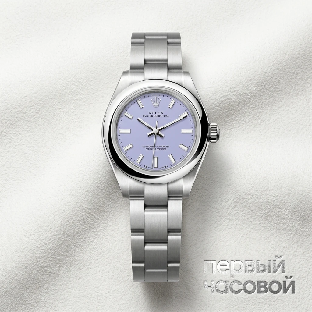 Купить элитные часы Rolex Oyster 28mm Lavender Dial 276200-0008: в наличии в Москве!