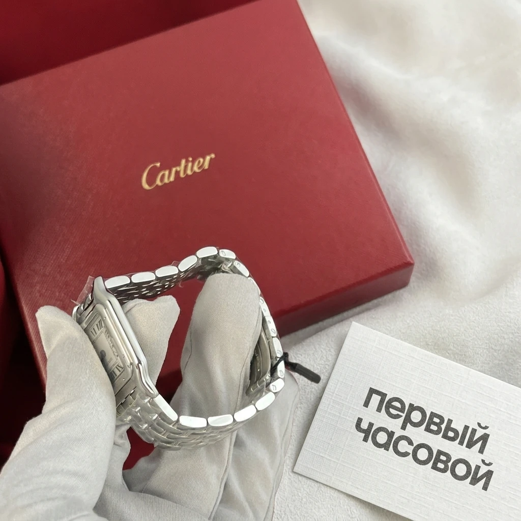 Купить элитные часы Cartier Panthère De Cartier Steel Medium WSPN0007: в наличии в Москве!