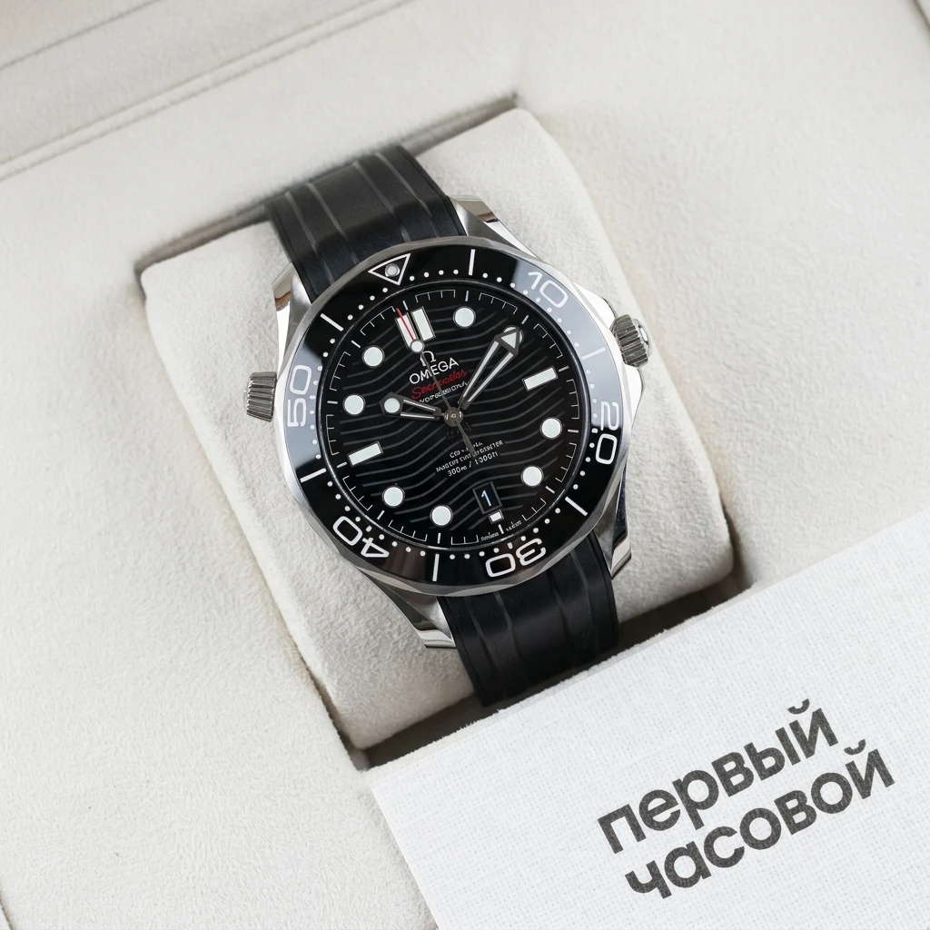 Купить элитные часы Omega Seamaster Diver 300M Co‑Axial Master Chronometer 42 Mm 210.32.42.20.01.001: в наличии в Москве!