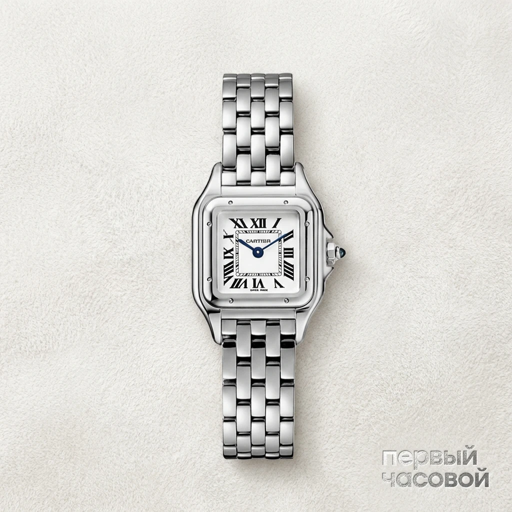 Купить элитные часы Cartier Panthère De Cartier Steel Small Size 22 X 30 Mm WSPN0006: в наличии в Москве!