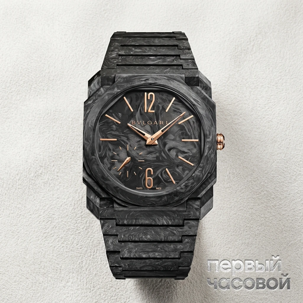 Купить элитные часы Bvlgari Octo Finissimo CarbonGold Automatic Watch 103779: в наличии в Москве!