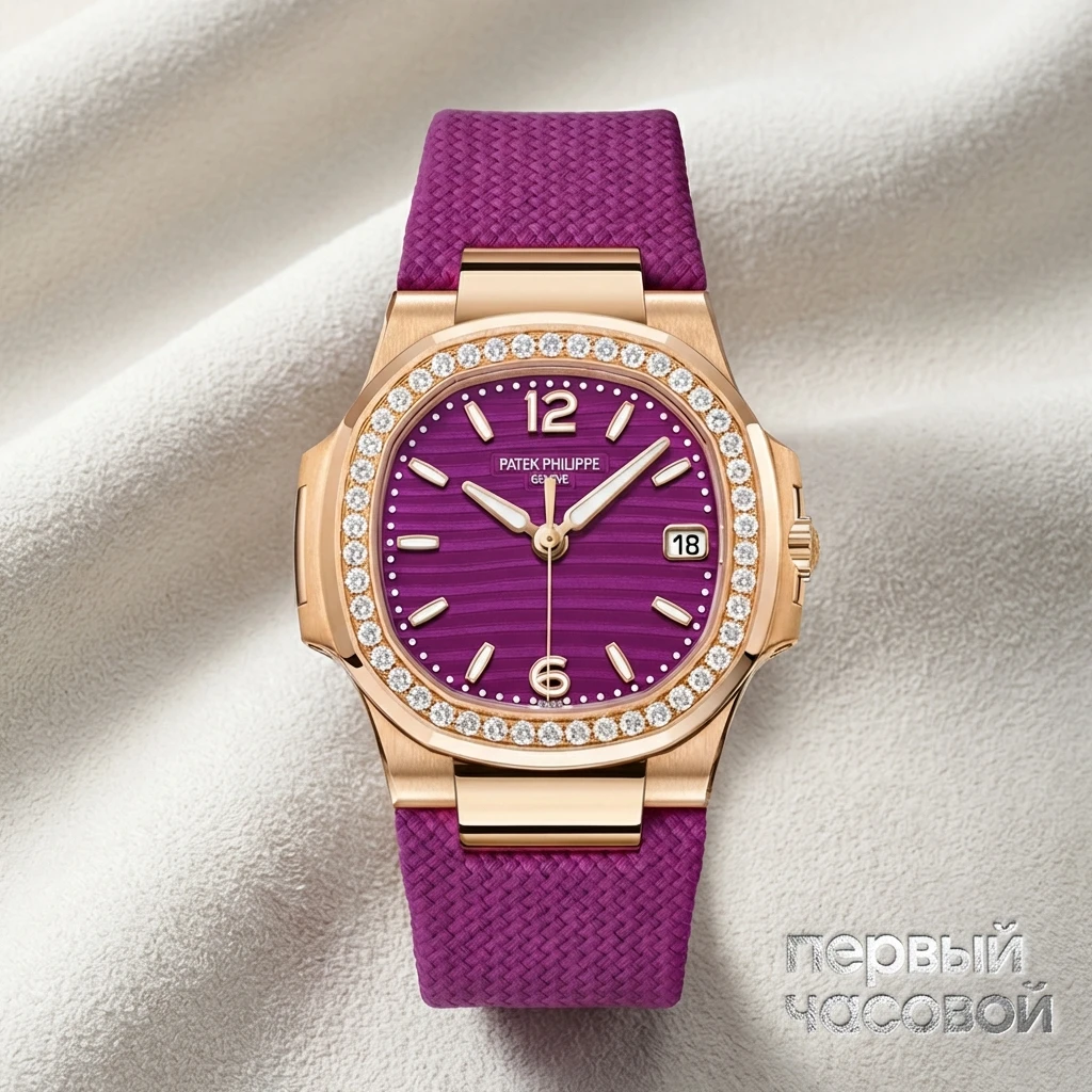 Купить элитные часы Patek Philippe Nautilus Date Lady Rose Gold 7010R-013: в наличии в Москве!
