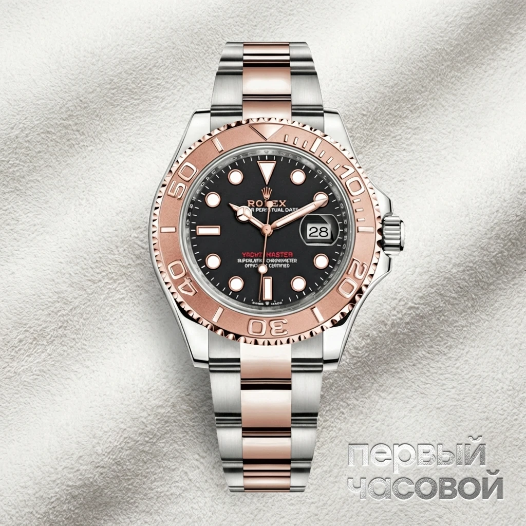 Купить элитные часы Rolex Yachtmaster 40mm Two Tone Black Dial 126621: в наличии в Москве!