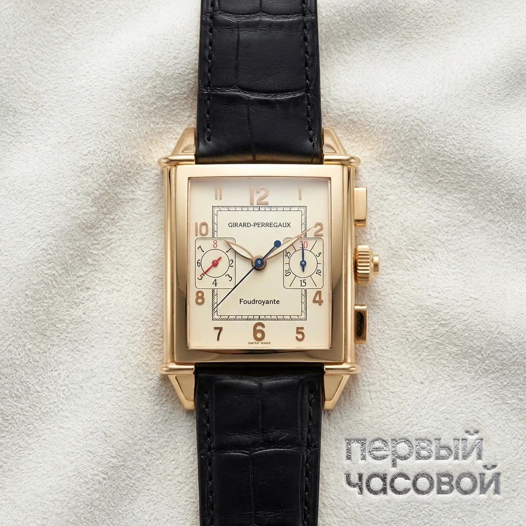 Купить элитные часы Girard-Perregaux GIRARD-PERREGAUX VINTAGE FOUDROYANTE XXL 9021 ROSE GOLD SPLIT CHRONOGRAPH 9021: в наличии в Москве!