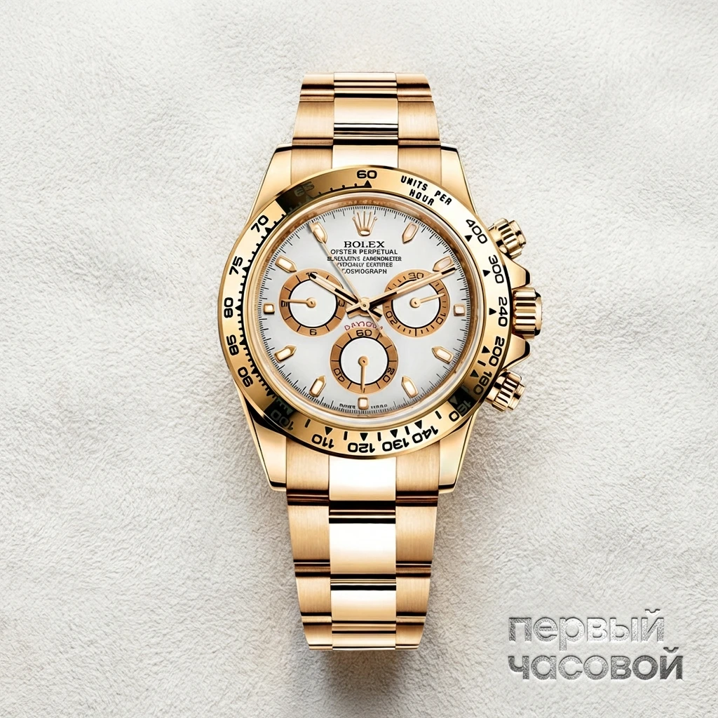 Rolex Cosmograph Daytona 40mm Yellow Gold White Dial 116508-0001