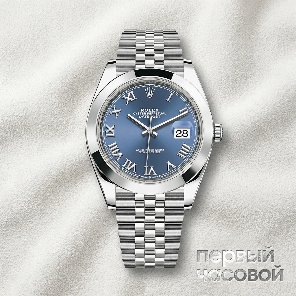 Купить элитные часы Rolex Datejust 41mm Blue Azzurro 2022 126300: в наличии в Москве!