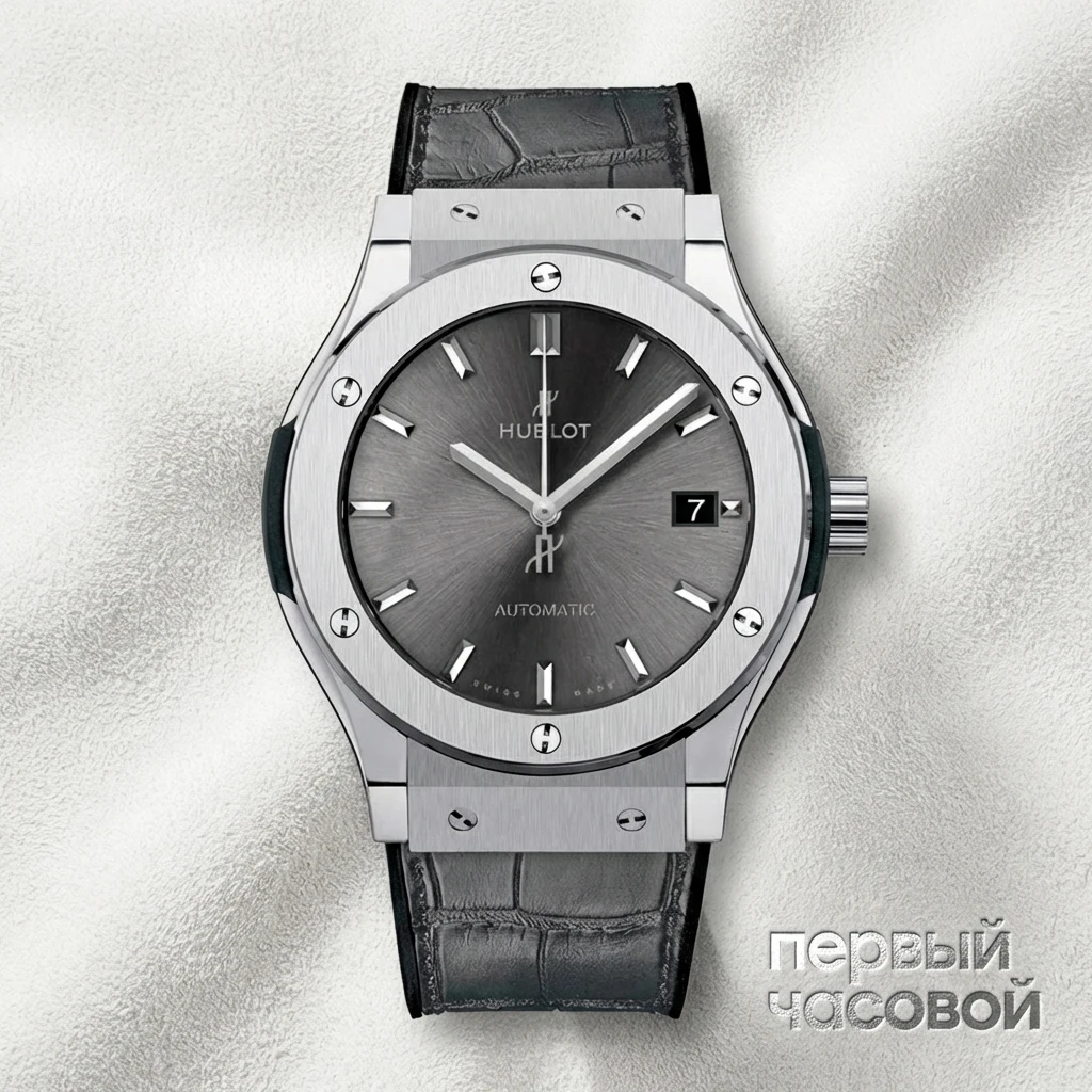 Купить элитные часы Hublot Fusion 45Mm Racing Grey Titanium 511.NX.7071.LR: в наличии в Москве!