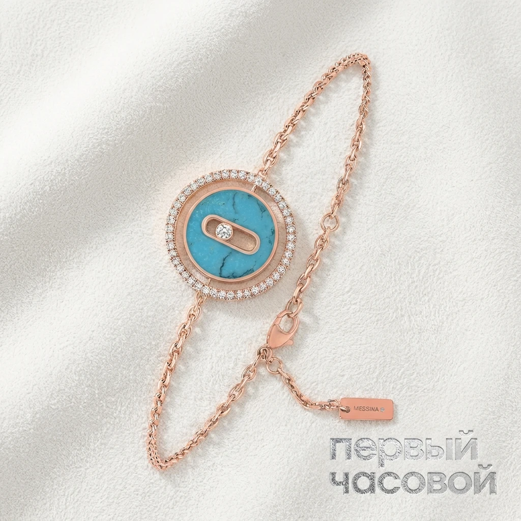 Купить украшение Messika Браслет Turquoise Lucky Move PM 11652-PG: в наличии в Москве!