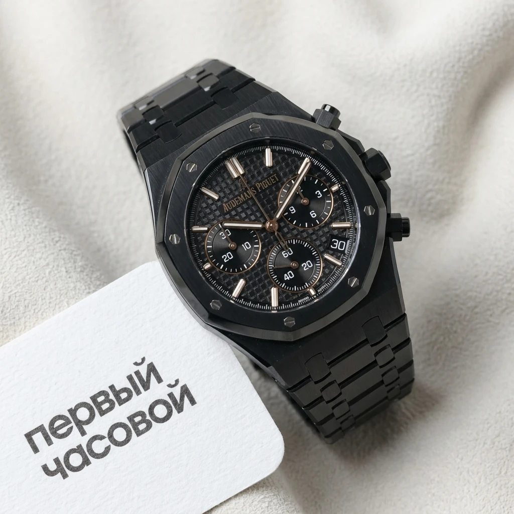 Купить элитные часы Audemars Piguet Royal Oak Chronograph 41 Mm Black Ceramic 26240CE.OO.1225CE.02: в наличии в Москве!