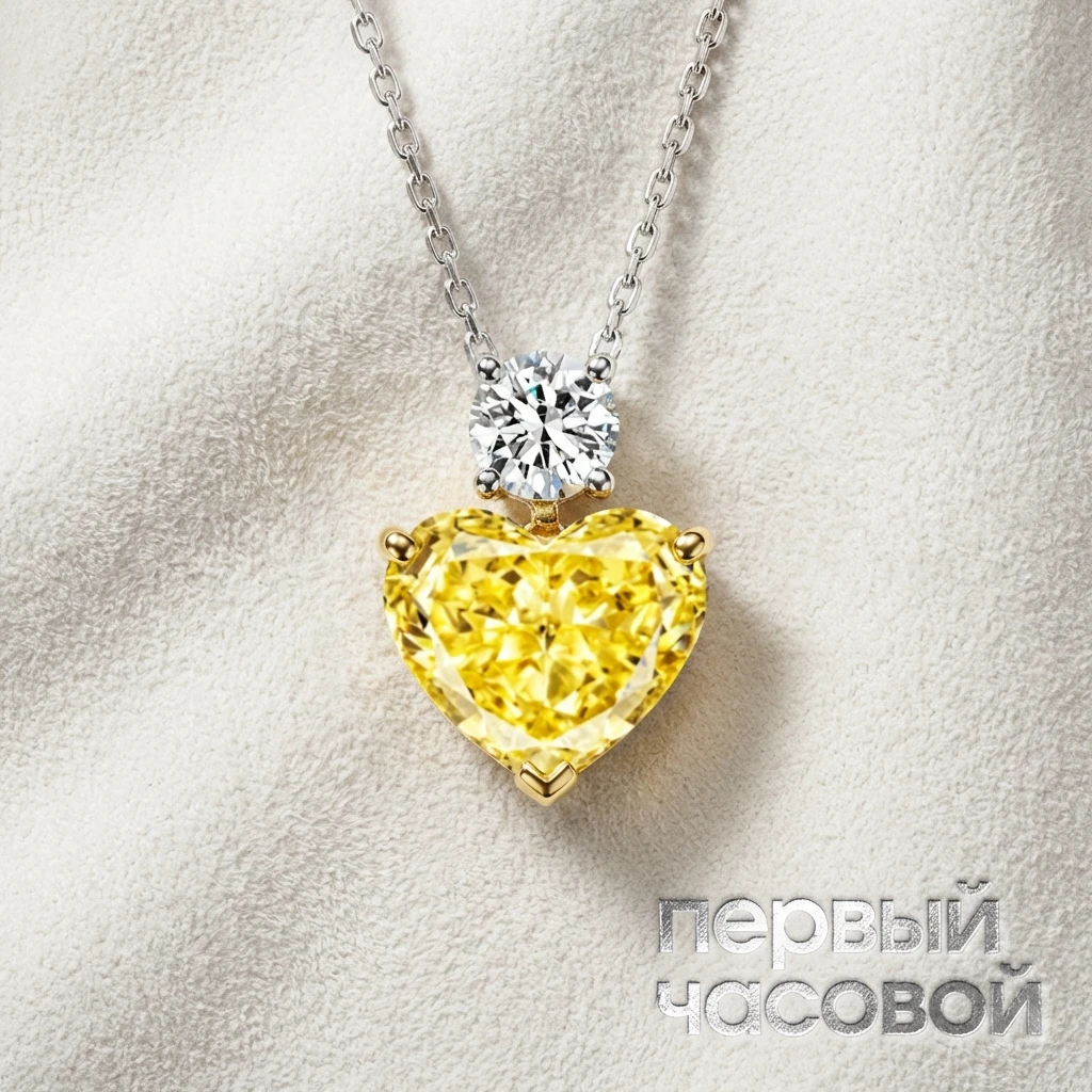 Купить украшение Studio jewelry Подвеска с бриллиантом 1,20 ct. Y To Z/VS1 : в наличии в Москве!