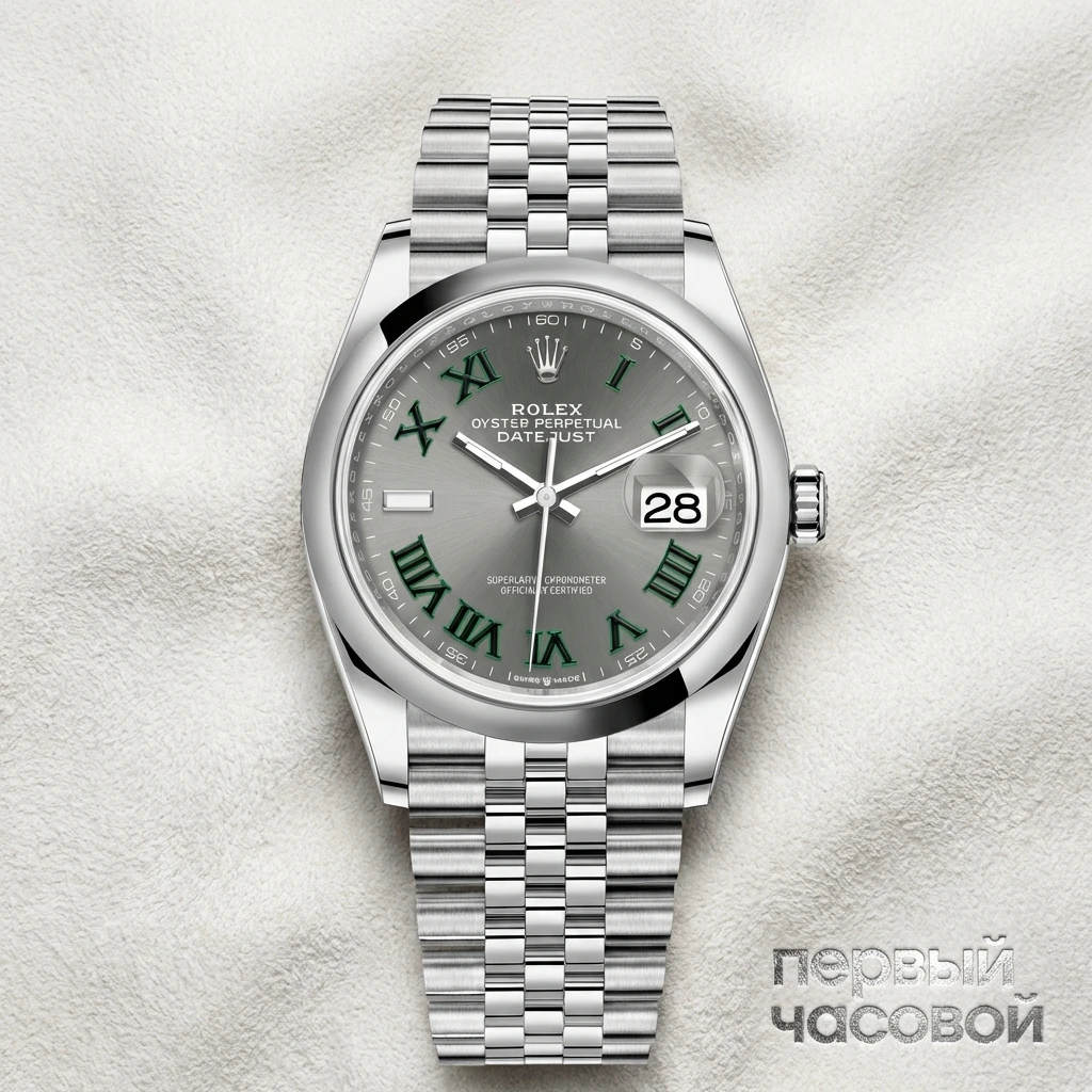 Купить элитные часы Rolex Datejust Oyster Perpetual 36 Mm Wimbledon Dial Jubilee Bracelet 126200: в наличии в Москве!