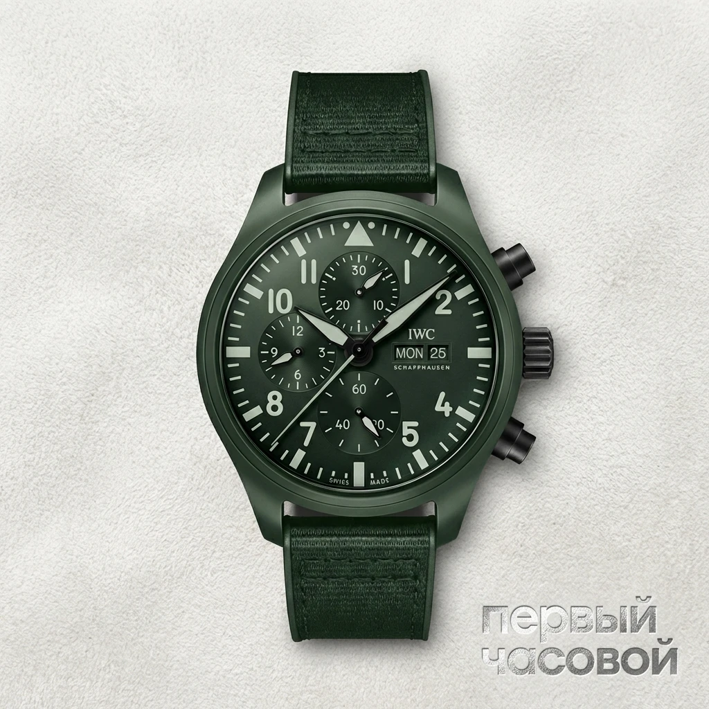 Купить элитные часы Iwc Pilot’s Watch Chronograph Top Gun Edition Woodland IW389106: в наличии в Москве!