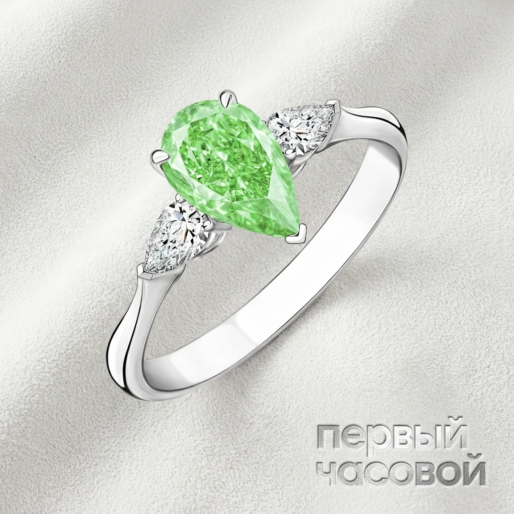 Купить украшение Studio jewelry Кольцо С Бриллиантом 2,01 Ct. Fbgy/Vs1 : в наличии в Москве!